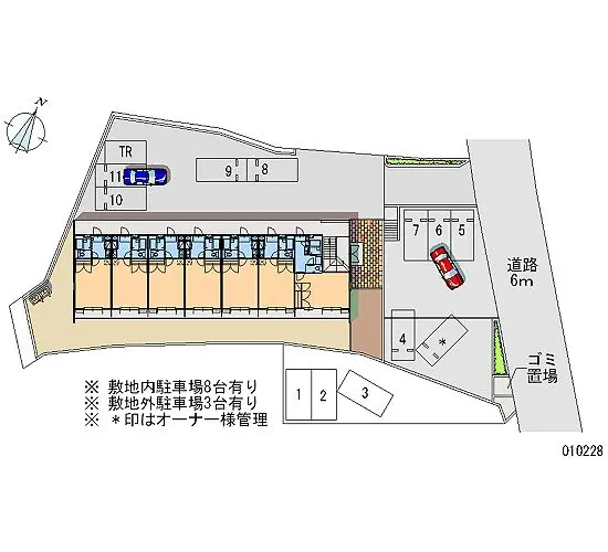 ★手数料０円★福岡市東区三苫７丁目　月極駐車場（LP）